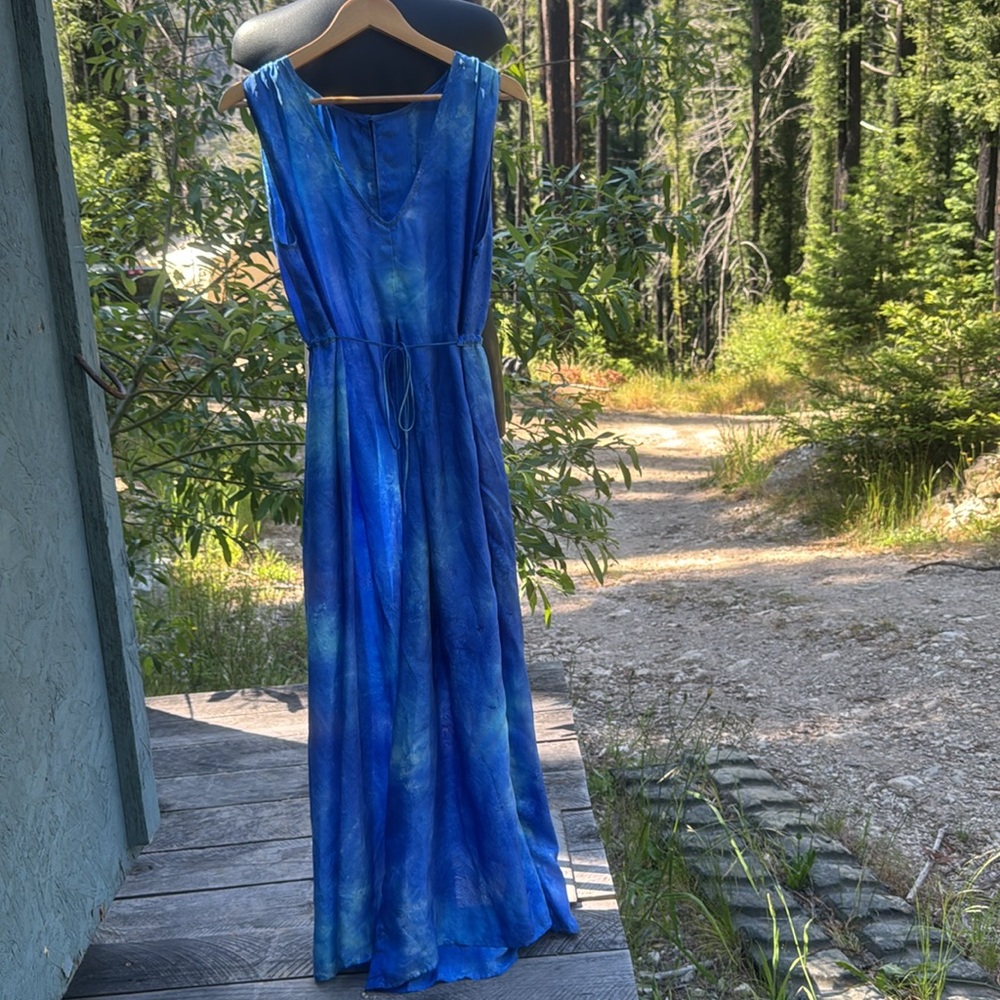 Johnny Was “Amanda Bond” Calista Jumpsuit NWT Handmade 100% Silk Wide Leg Sz M/L - Picture 10 of 17